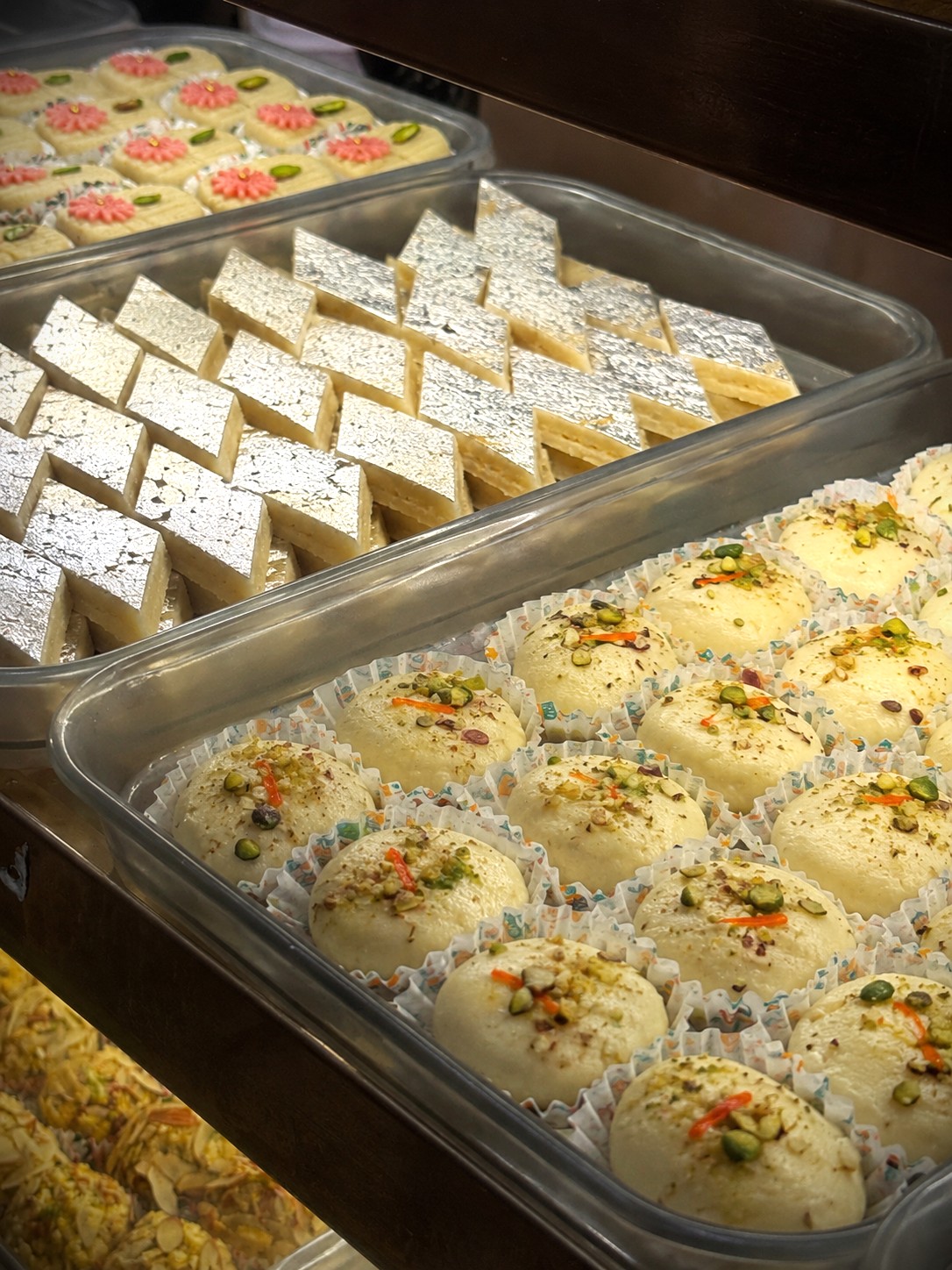 Various sweets and snacks